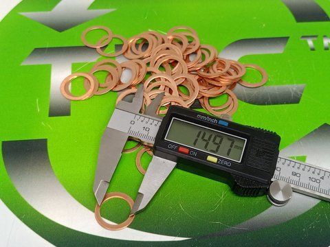 Шайба ущільнювальна 15х20-0,5 мм (мідь) 15х20-0,5мм (медь) фото