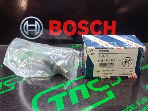 Датчик тиску палива 0281002405 (0281002909) СR BOSCH ALFA ROMEO, BMW, CITROEN, FIAT, NISSAN, RENAULT 0281002405 Bosch фото