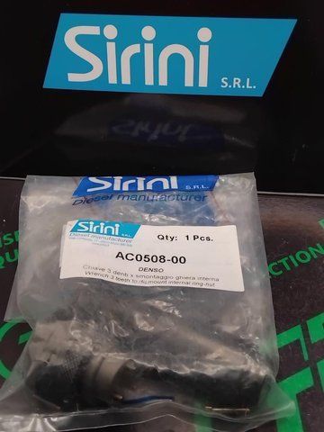 Ключ для знімання/встановлення гайки форсунки Common Rail Denso AC0508-00 SIRINI AC0508-00 фото