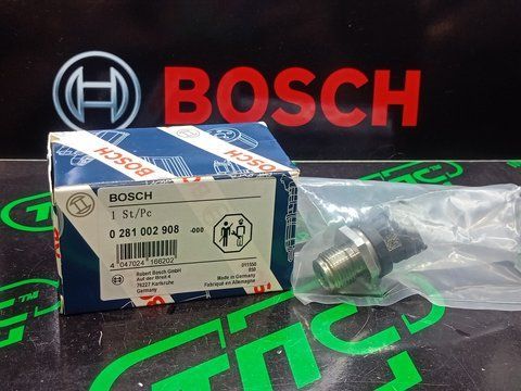 Датчик тиску палива 0281002908 (0281002568) СR BOSCH KIA, HUYNDAI SORENTO, H1, STAREX 0281002908 Bosch фото