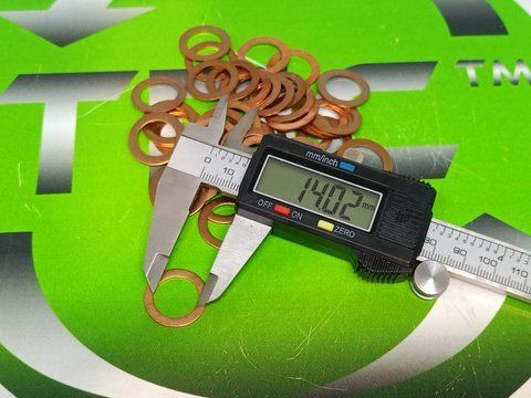 Шайба медная 14х20-1,0мм (медь) 14х20-1,0мм (медь) фото
