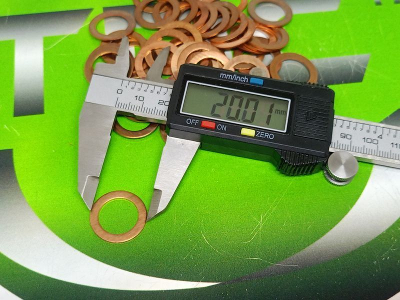 Шайба медная 14х20-1,0мм (медь) 14х20-1,0мм (медь) фото
