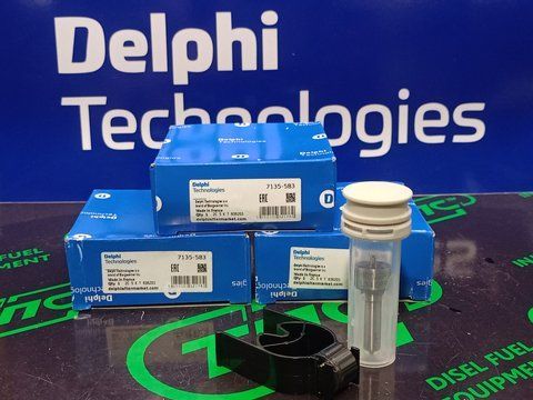 7135-583 DELPHI Ремкомплект форсунки (клапан+распылитель L341PRD, 28346624 = 28439531) CR SsangYong New Actyon 7135-583 фото