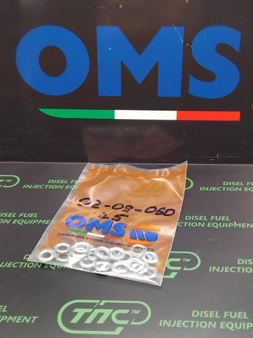 Шайба термозахисна стальна під форсунку фігурна 02-09-060 ( Mazda - Opelt) OMS 02-09-1960 фото