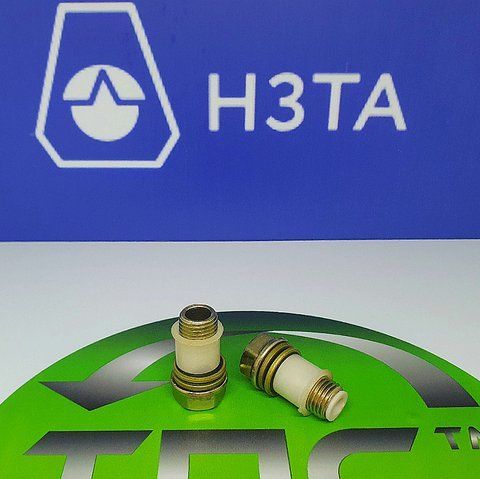 Болт ( штуцер ) М14*1,5 х 25 (под 1 наконечник), Д18-051-А (золотой) НЗТА болт М14 (золотой) фото