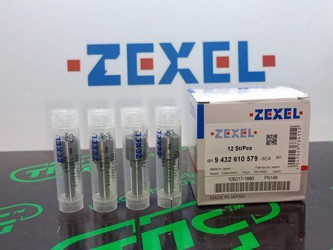 Розпилювач дизельної форсунки 9 432 610 579 (DLLA 155 PN 198) (ан. 105017-1980) ZEXEL Nissan DLLA 155 PN 198 фото