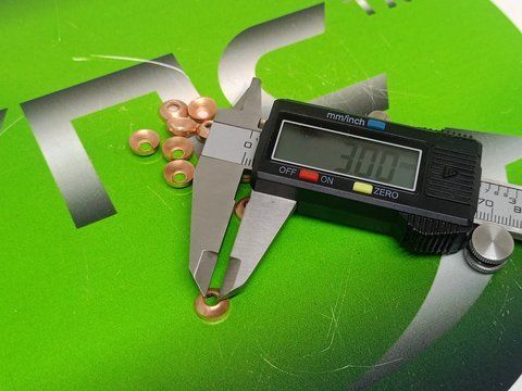 Шайба ущільнювальна 3х9-1,5 мм конус (мідь) 3х9-1,5мм конус (медь) фото