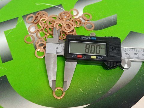 Шайба уплотнительная 8х12-1,5мм (медь) 8х12-1,5мм (медь) фото