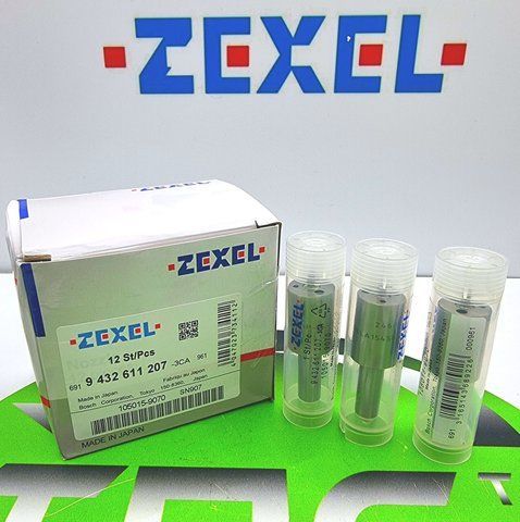 Розпилювач дизельної форсунки 9 432 611 207 (NP-DLLA 154 SN 907) (ан. 105015-9070) ZEXEL ISUZU 9 432 611 207 фото