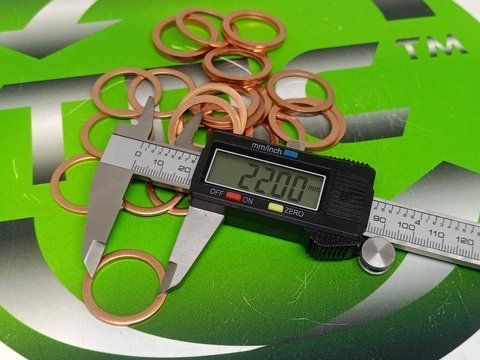 Шайба ущільнювальна 22х28-1,5 мм (мідь) 22х28-1,5мм (медь) фото