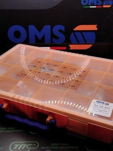 Набор шайб регулировочных 02-20-001 (05X011.5 (480 шт) DA 0.80 A 1.95 - INCR. 0.05) OMS 24 размера 02-20-001 фото
