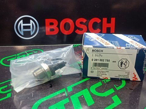 Датчик тиску палива 0281002755 (0281006087) СR BOSCH CASE IH, FIAT, IVECO, MITSUBISHI, MAN TGS TGM TGL 0281002755 Bosch фото
