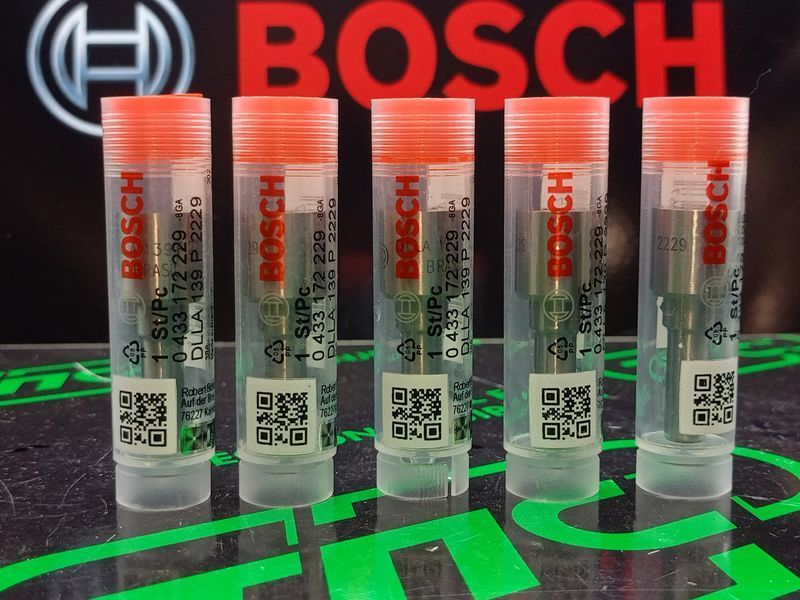 Распылитель дизельной форсунки CR DLLA 139 P 2229 (0433172229) BOSCH FIAT, IVECO DLLA139P2229 Bosch фото